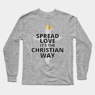 Spread Love Christian - Unisex Multicolor Cotton T-Shirt Long Sleeve T-Shirt